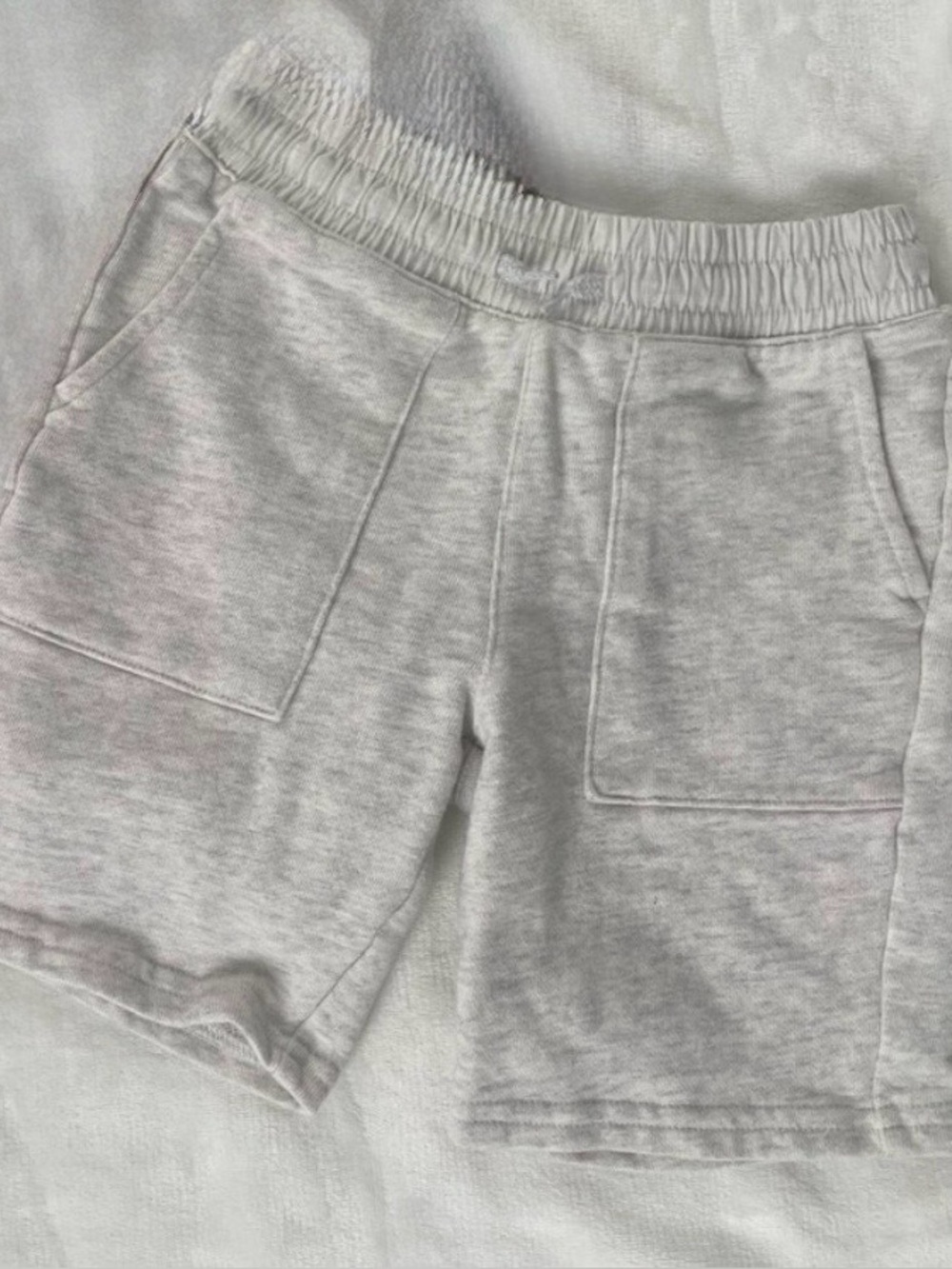 Drawstring Pull-On Shorts - Gray shorts